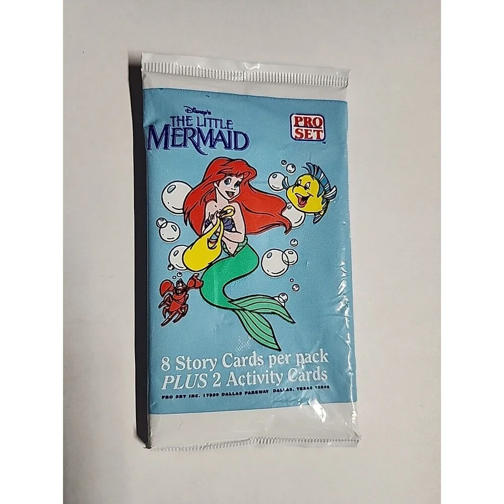 Walt Disney The Little Mermaid 1991 Pro Set Trading Cards Sealed Pack